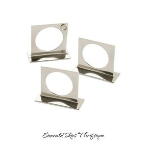 Pampered chef square napkin rings #2189 (3 packages)2 per package. New free ship